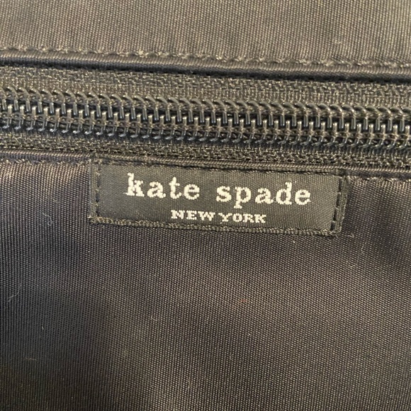 Kate Spade New York Medium Black Vinyl Backpack - Picture 3 of 7
